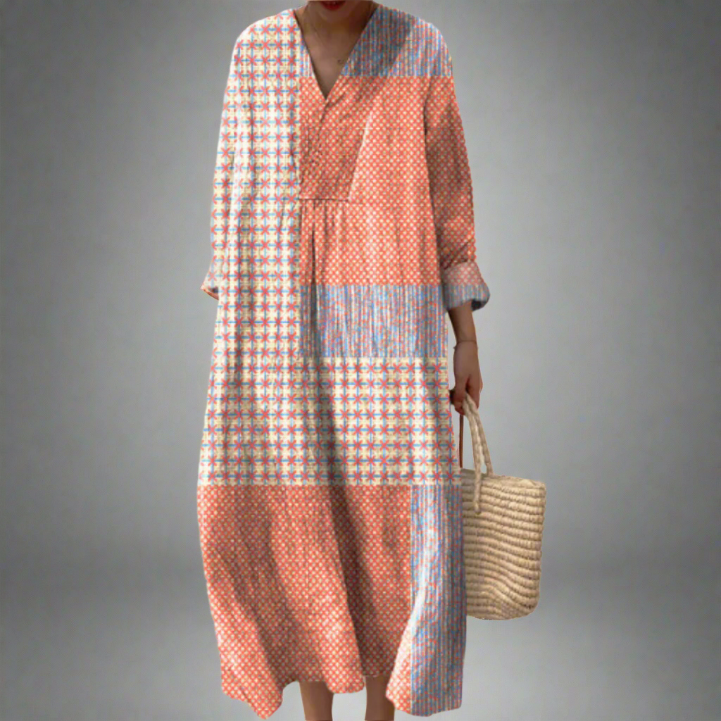 Lien | Elegante geometrische jurk