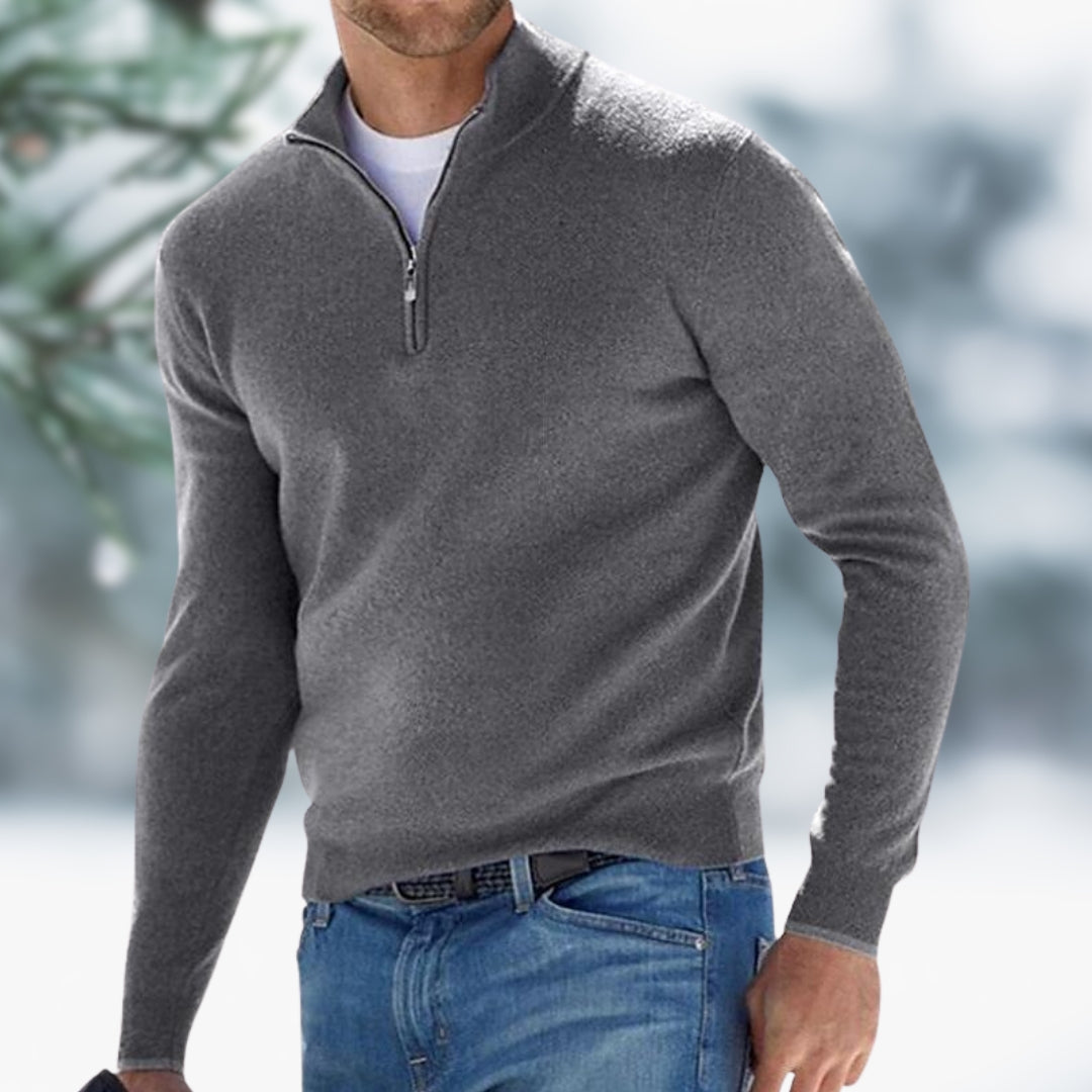 Bernard | Pullover met Stijlvolle Rits