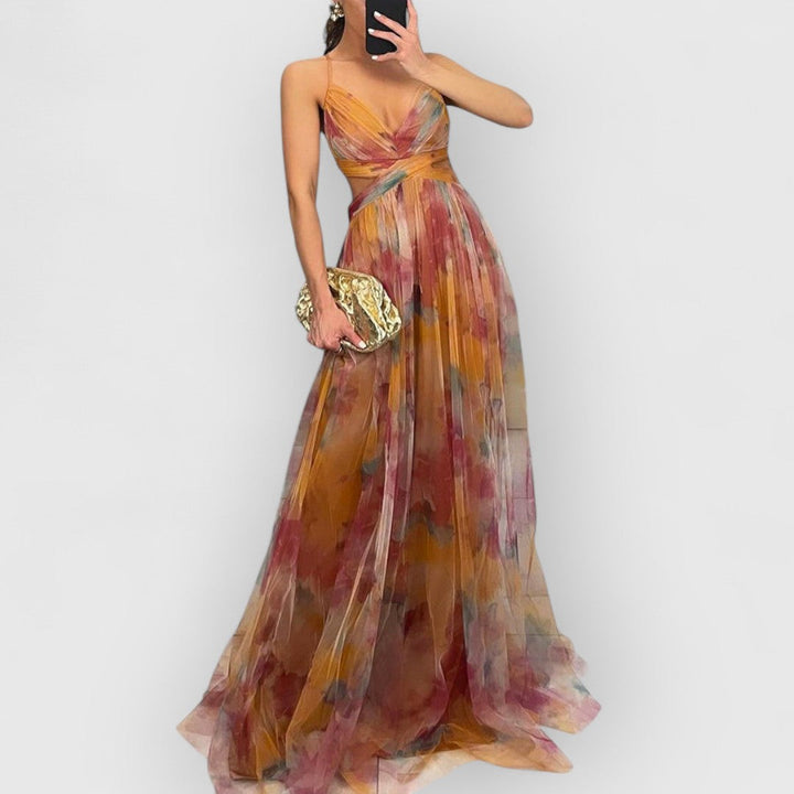Sarrah | Maxi-jurk met bloemenprint