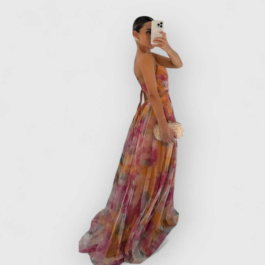 Sarrah | Maxi-jurk met bloemenprint