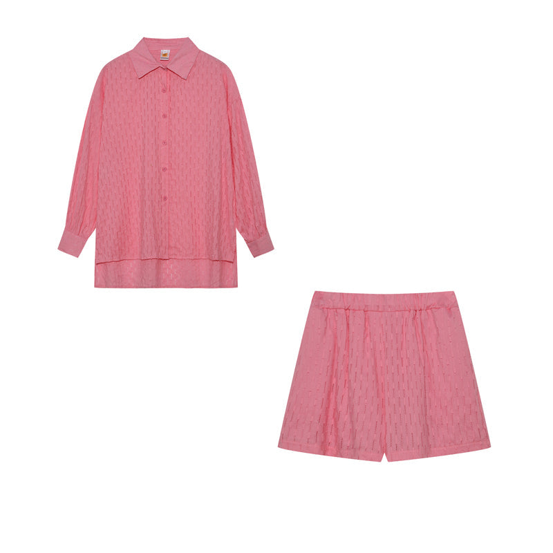 Maud | Chic Shirt & Shorts Set