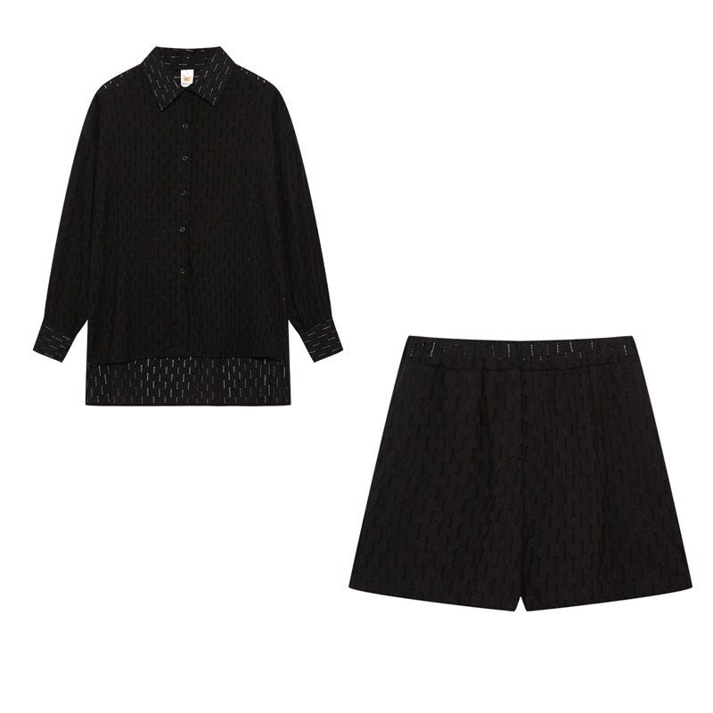 Maud | Chic Shirt & Shorts Set