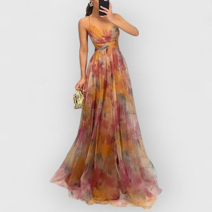 Sarrah | Maxi-jurk met bloemenprint