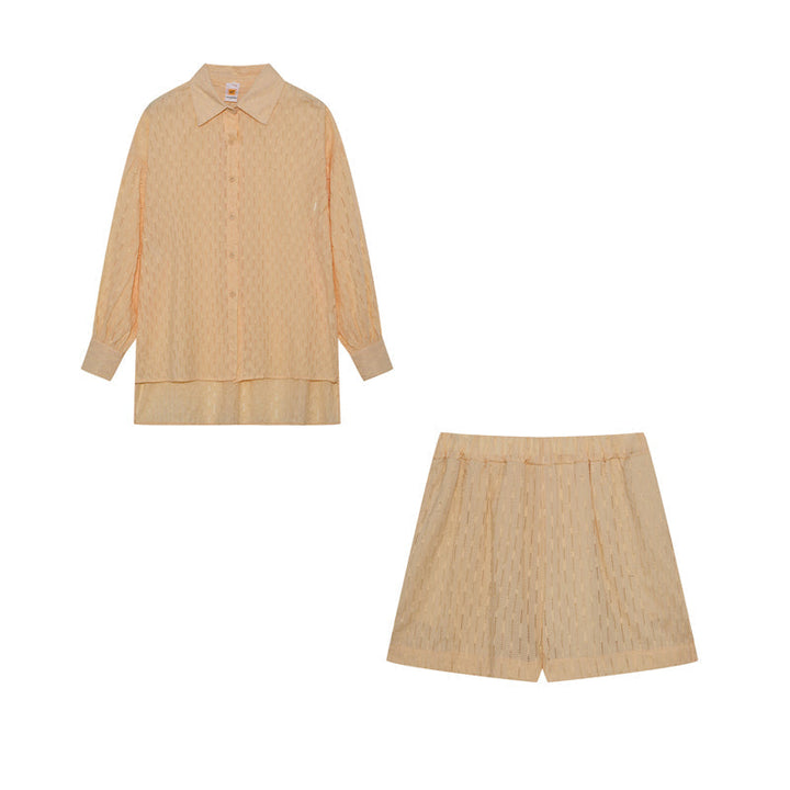 Maud | Chic Shirt & Shorts Set