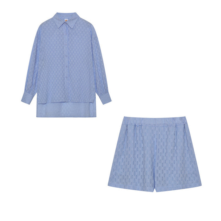 Maud | Chic Shirt & Shorts Set