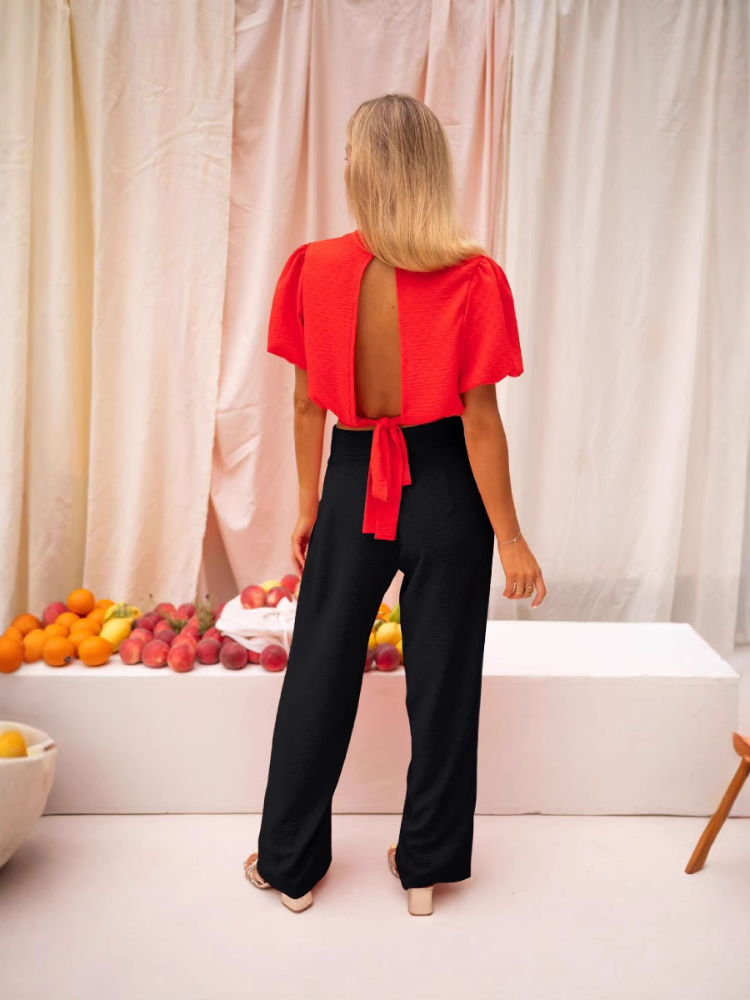 Tess | Cropped blouse