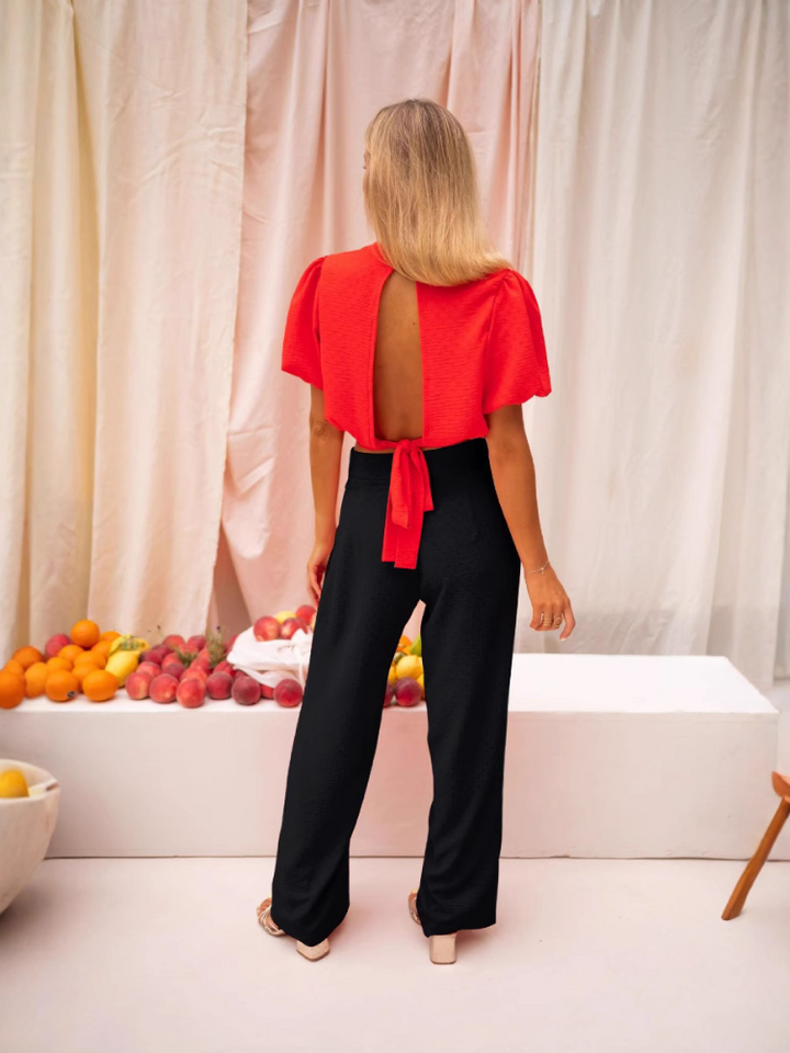 Tess | Cropped blouse