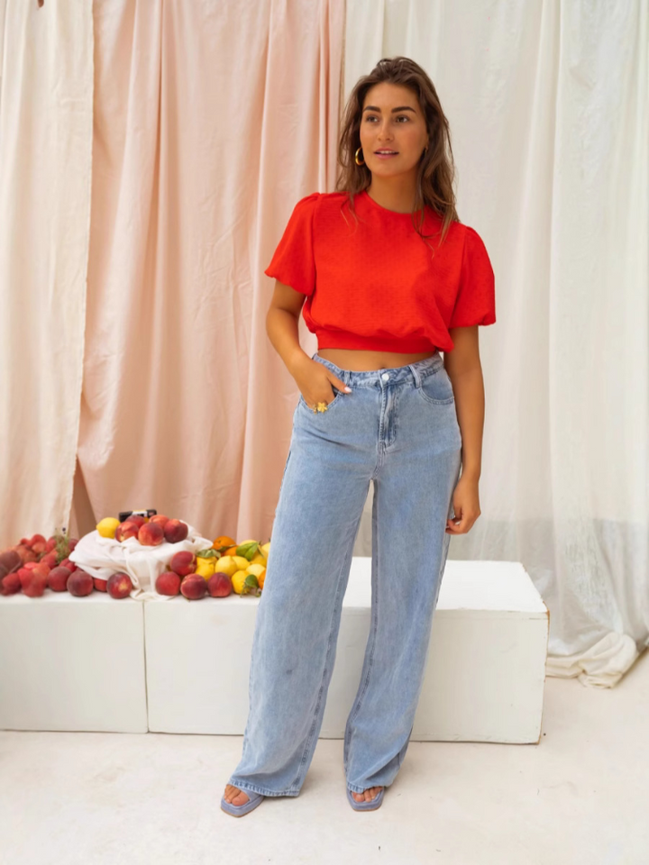 Tess | Cropped blouse