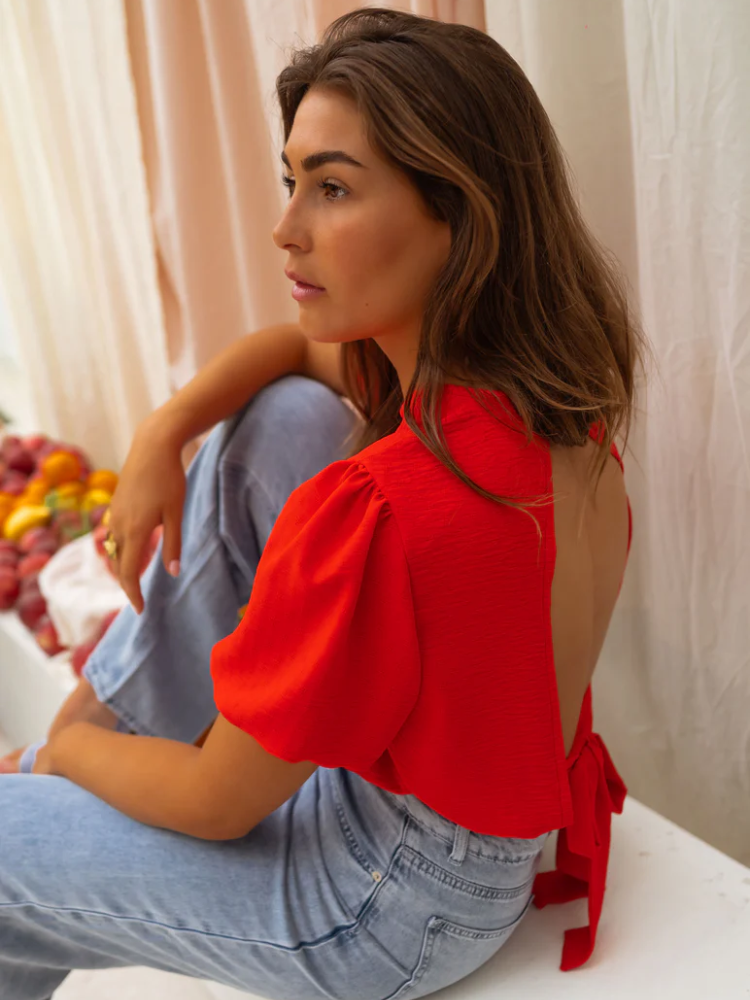 Tess | Cropped blouse