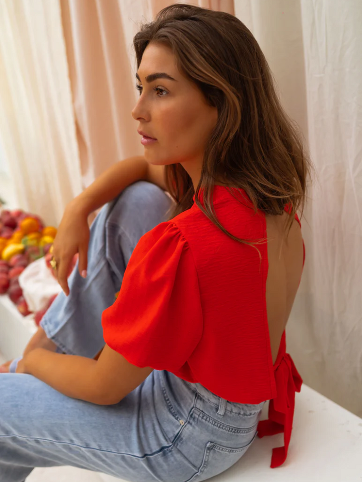 Tess | Cropped blouse