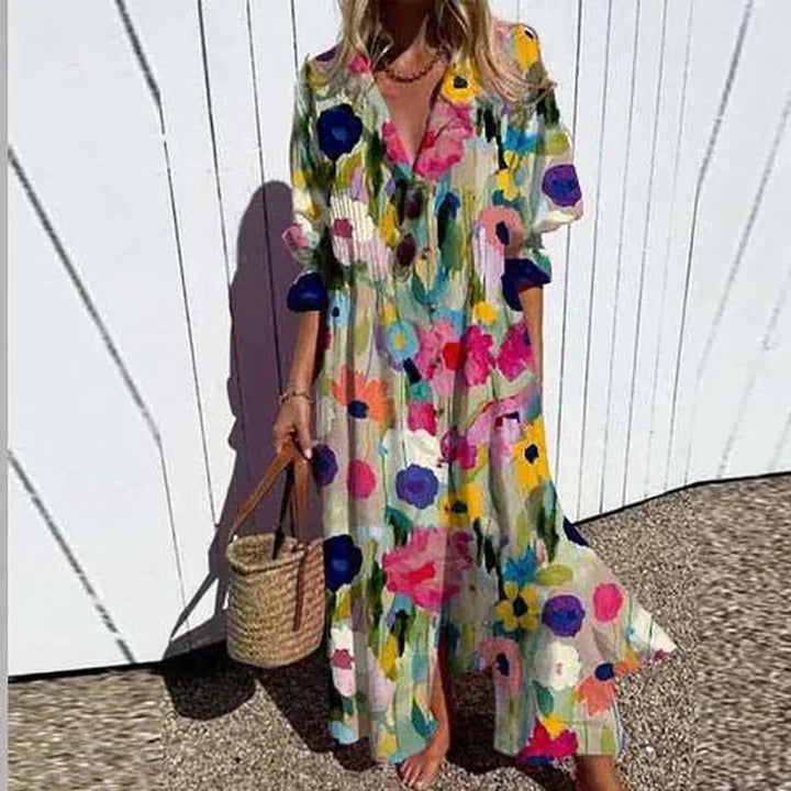 Jessy | Luxe Boho Maxi Jurk (Bijna uitverkocht )