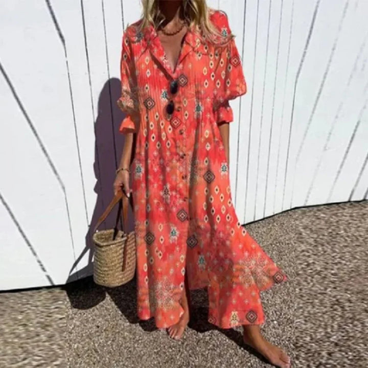 Jessy | Luxe Boho Maxi Jurk (Bijna uitverkocht )