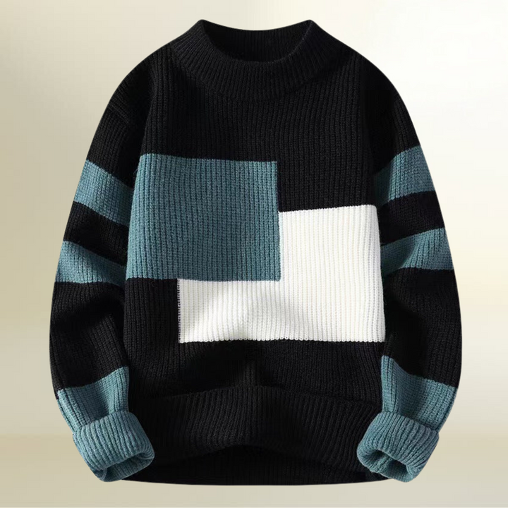 Charles | Pullover Gestreepte Cardigan