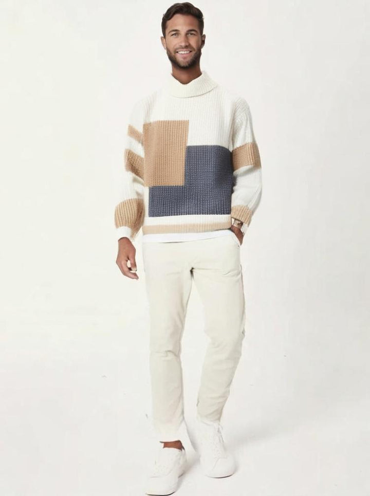 Charles | Pullover Gestreepte Cardigan