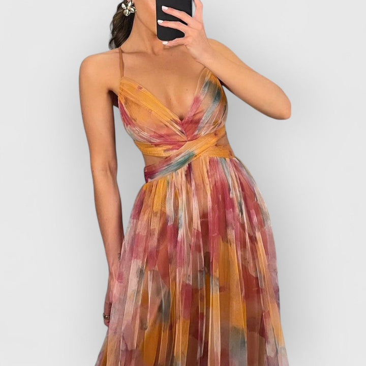 Sarrah | Maxi-jurk met bloemenprint